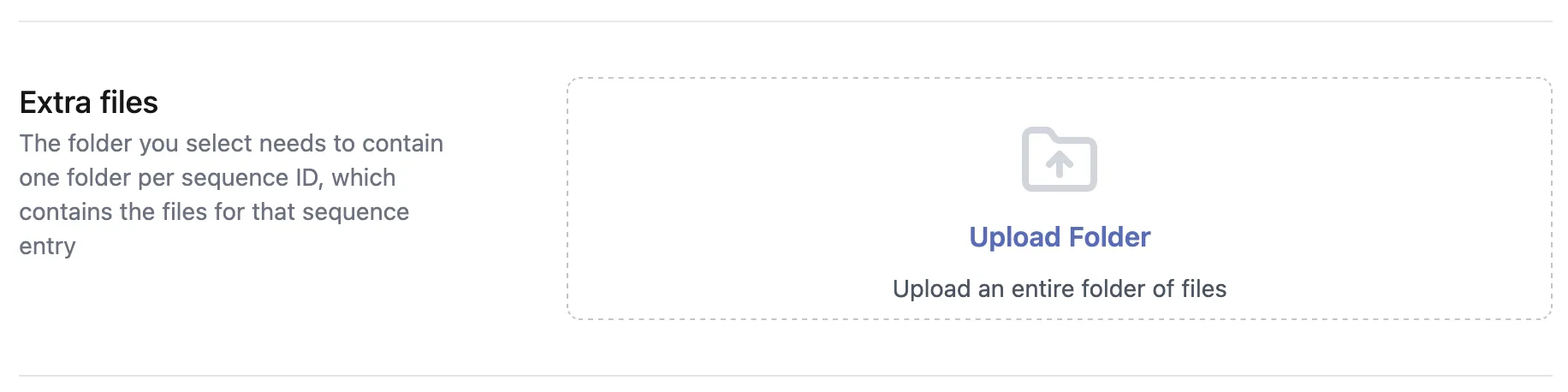 The extra files component