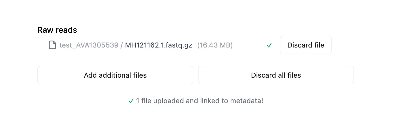 The extra files component